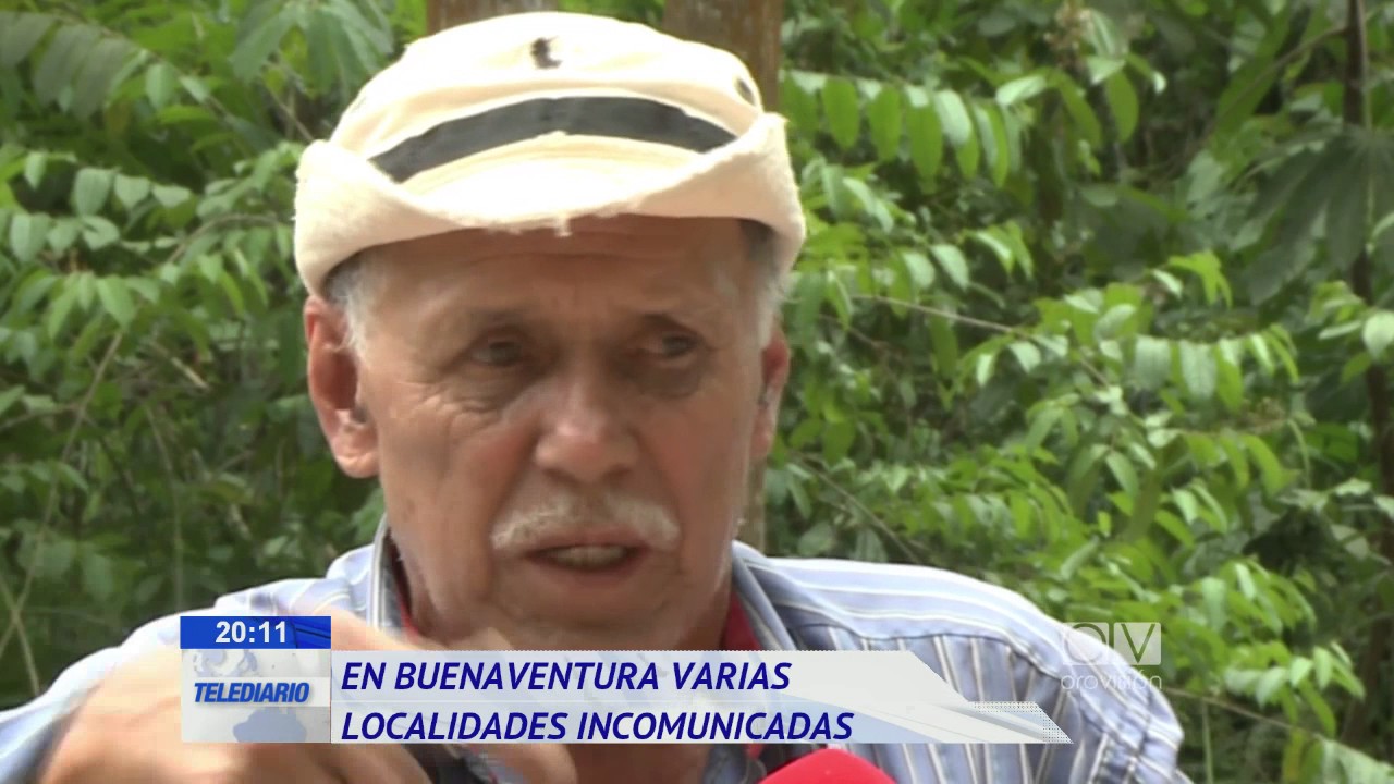 En buenaventura varias localidades incomunicadas