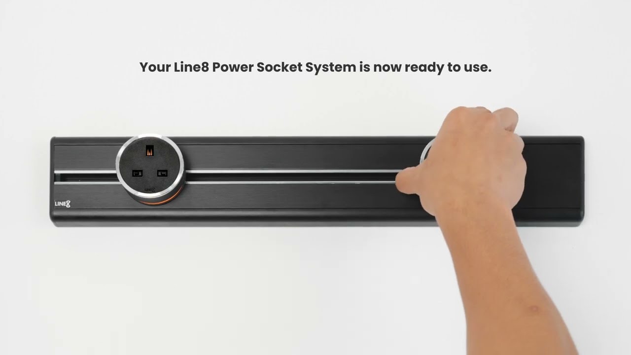 Line8 Model S, Model SL Surface Power Track Installation Guide