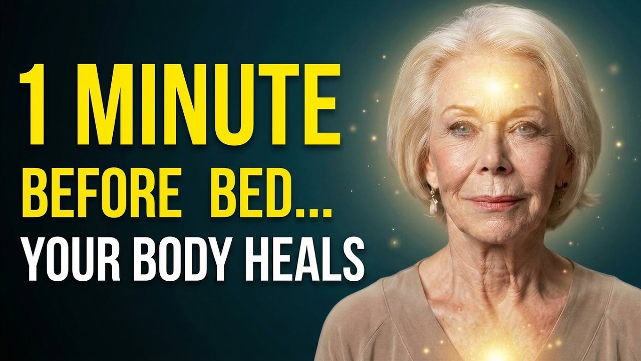 Louise Hay: Do this 1 minute before sleep and let your body heal naturally