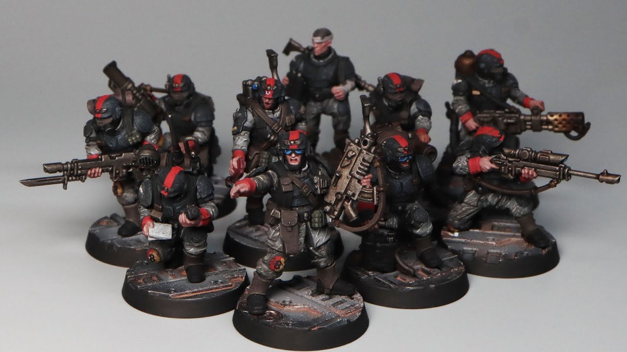 How to Paint VETERAN GUARDSMEN | KILL TEAM | Necromundan 8th | WARHAMMER 40k |