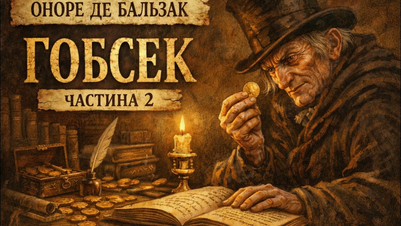 Гобсек.Оноре де Бальзак (2 частина).Аудіокнига українською.