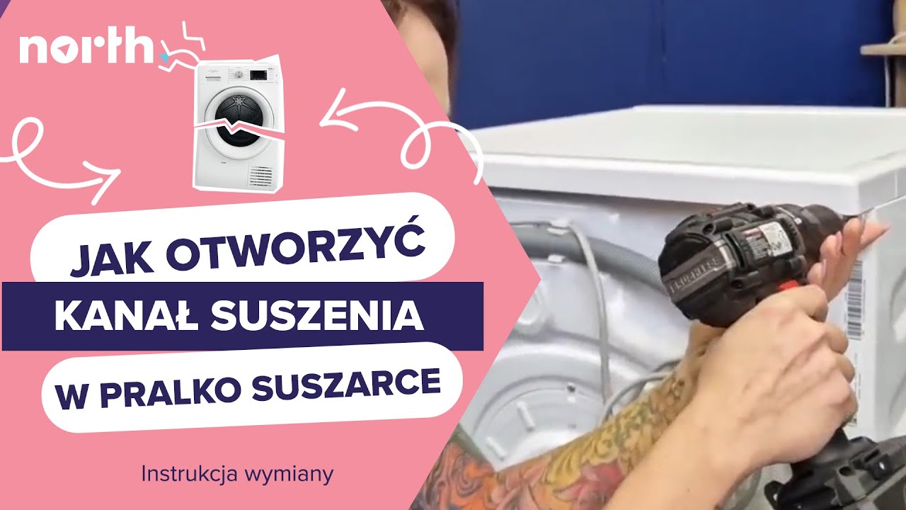 🧼 Jak otworzyć i wyczyścić kanał suszenia w pralko-suszarce Hisense 💨 - Pełny Instruktaż | North.pl