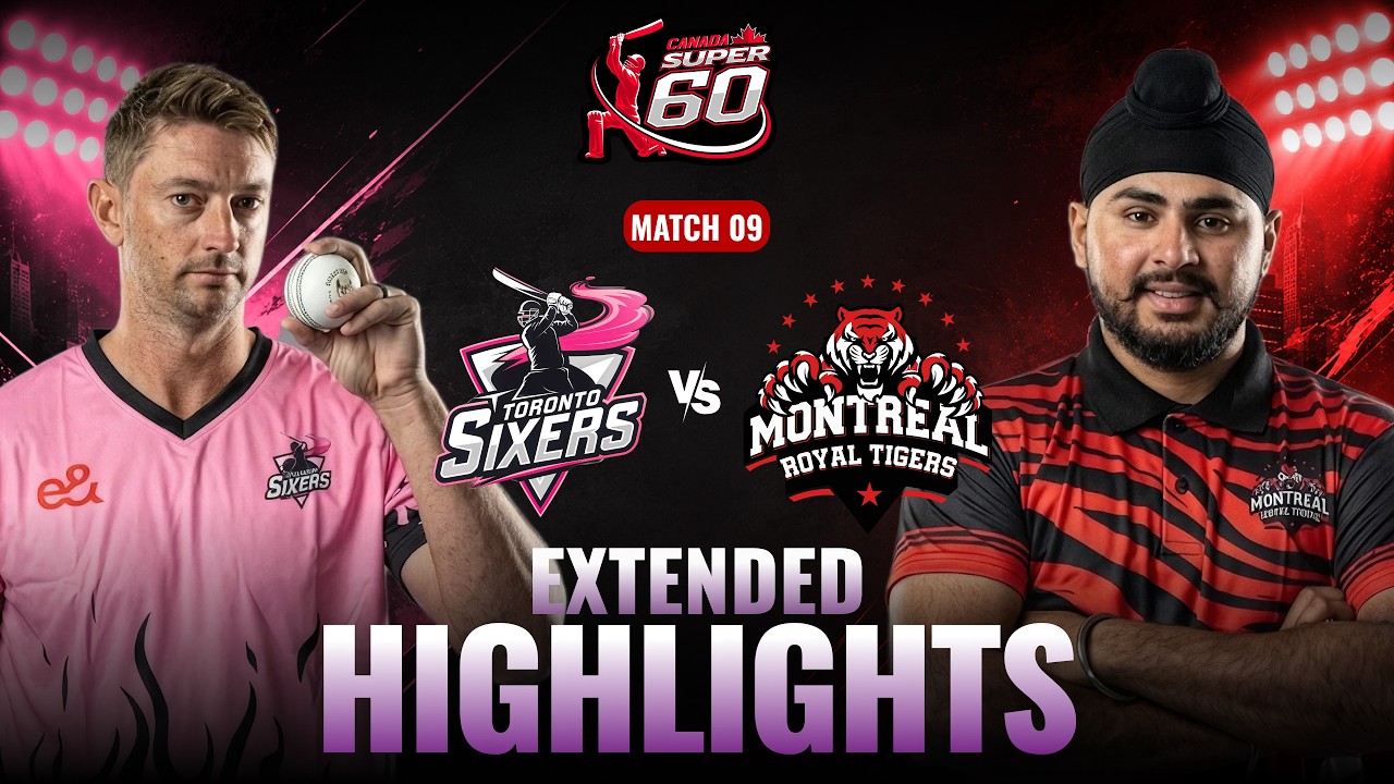 What A Thriller! | Toronto Sixers vs Montreal Royal Tigers 🏏| Match 09 | HA1T