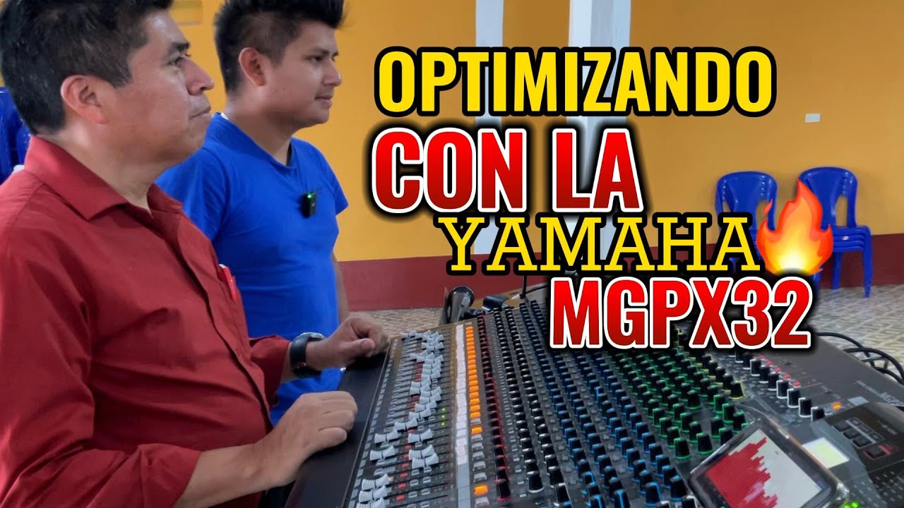Configurando Con Consola Analoga Yamaha MGPX32
