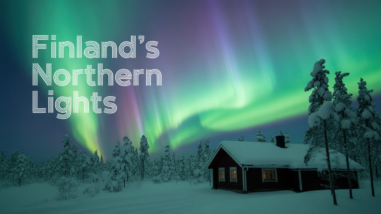 Aurora LIGHTS Dance Across Finland Skies!