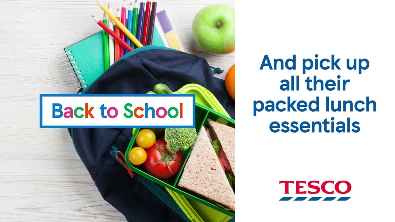 Use Click+Collect for all their packed lunch essentials at Tesco