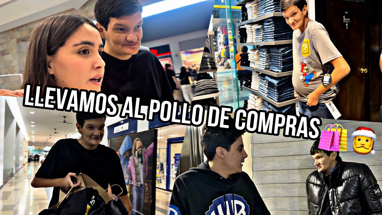 LLEVAMOS AL POLLO DE COMPRAS Y LE DIO ESTE REGALO A MARKITOS🛍️🎅/MAYVE CASTRO‼️