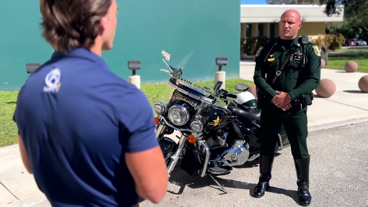 Martin County Sheriff's Office motor deputy shares dangers he faces on the road