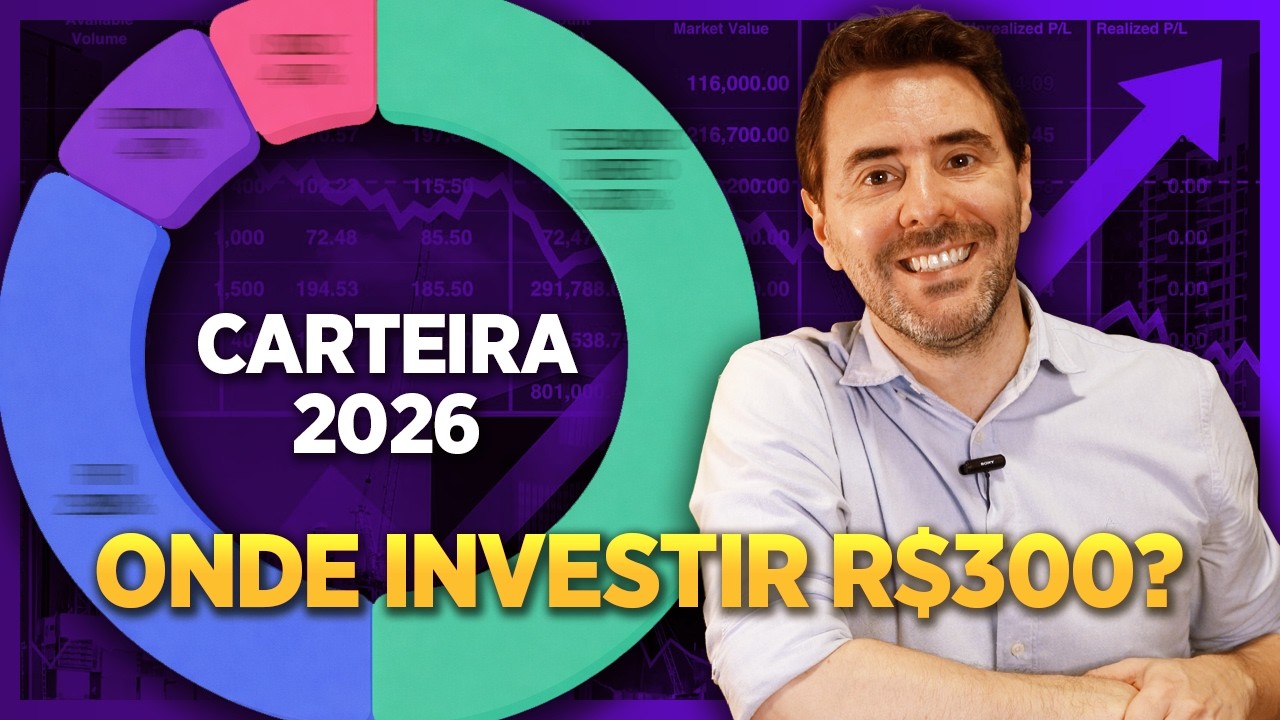 CARTEIRA de INVESTIMENTOS para 2026 [episódio #01]
