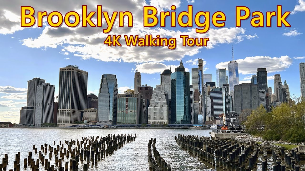 Brooklyn Bridge Park, New York | 4K Walking Tour