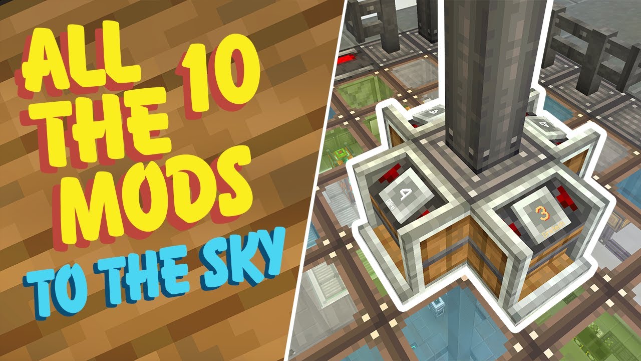 All The Mods 10 To The Sky EP36 Create Elevator + Power to Stress, Casings, and Precision Mechanisms