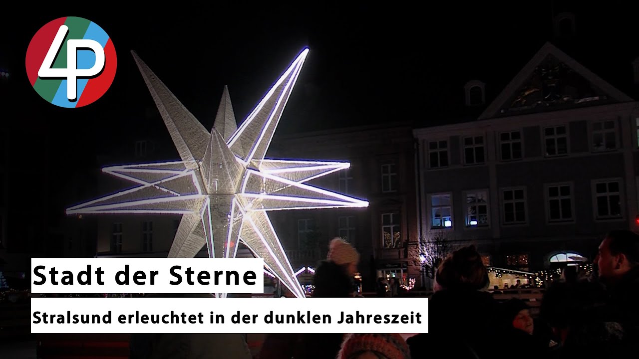 Stadt der Sterne - Stralsund erleuchtet in der dunklen Jahreszeit