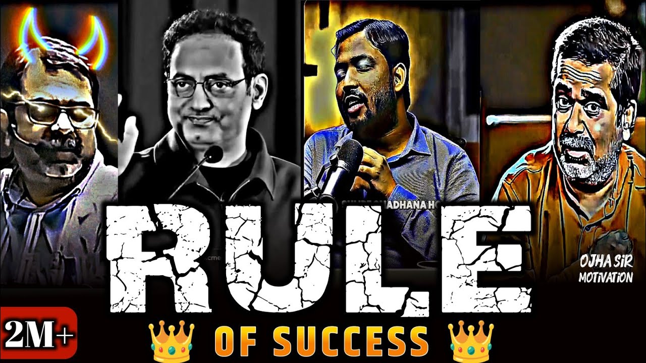 Rule of Success 👑 Avadh ojha sir motivation | ojha sir | khan sir | #ojhasir #khansir #upsc #ias