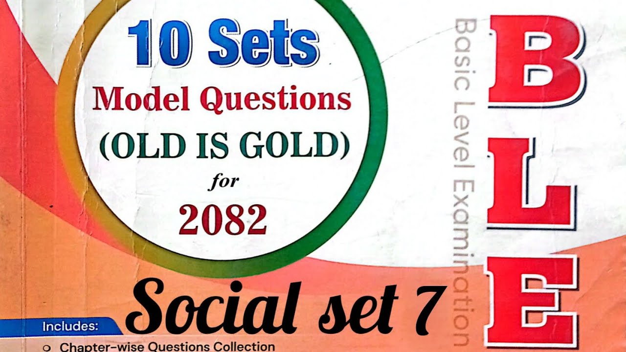 BLE SOCIAL SET 7 SOLUTION OF NEEMA PUBLICATION #ble #ble2082 #social #set2 #Neema #fyp #fypシ #viral 