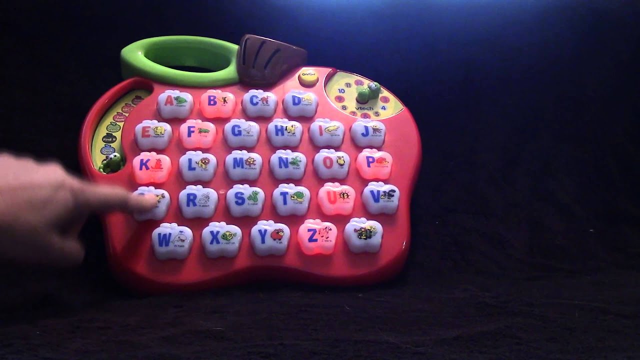 Light Up Alphabet Apple with Light Up Patterns