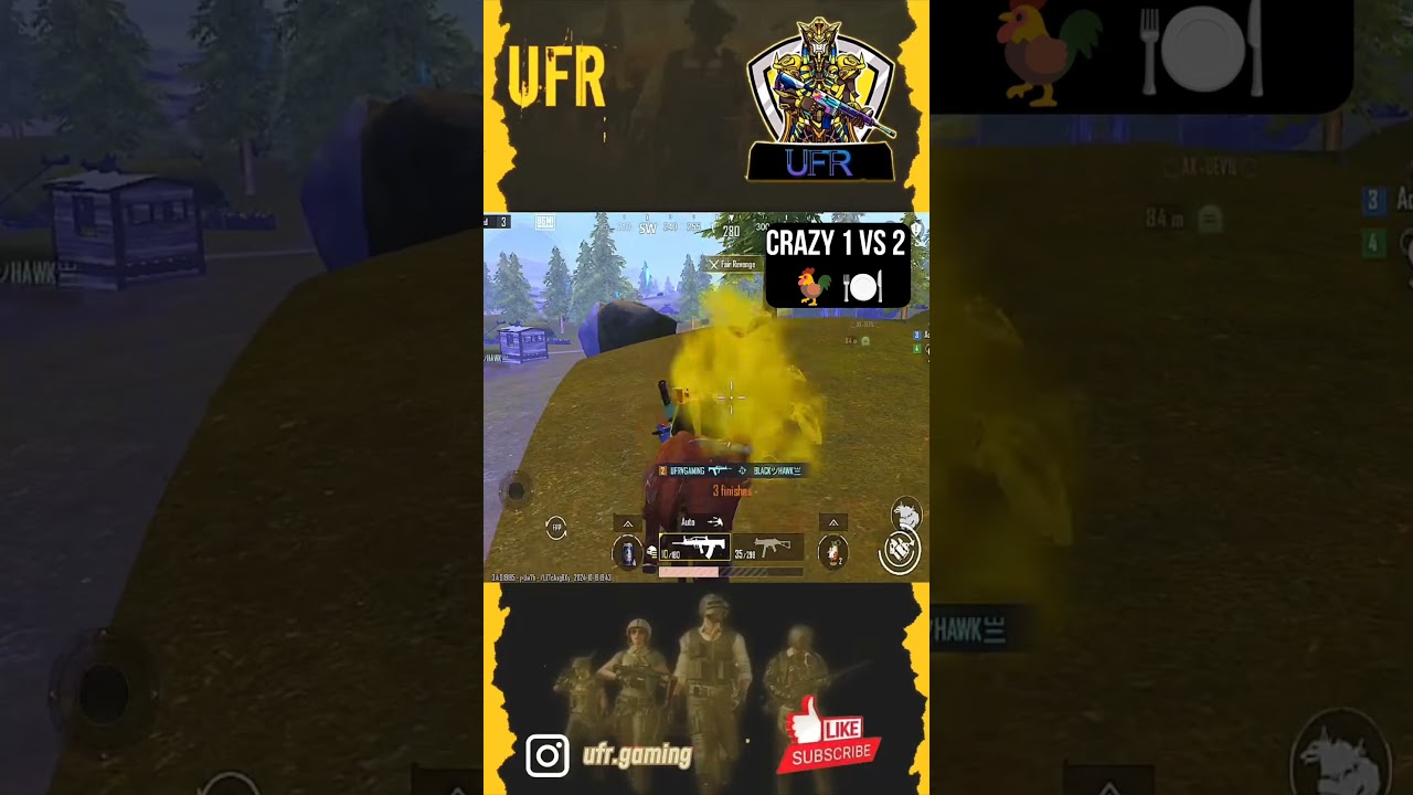 Crazy 1 vs 2 🍗🍽️ 