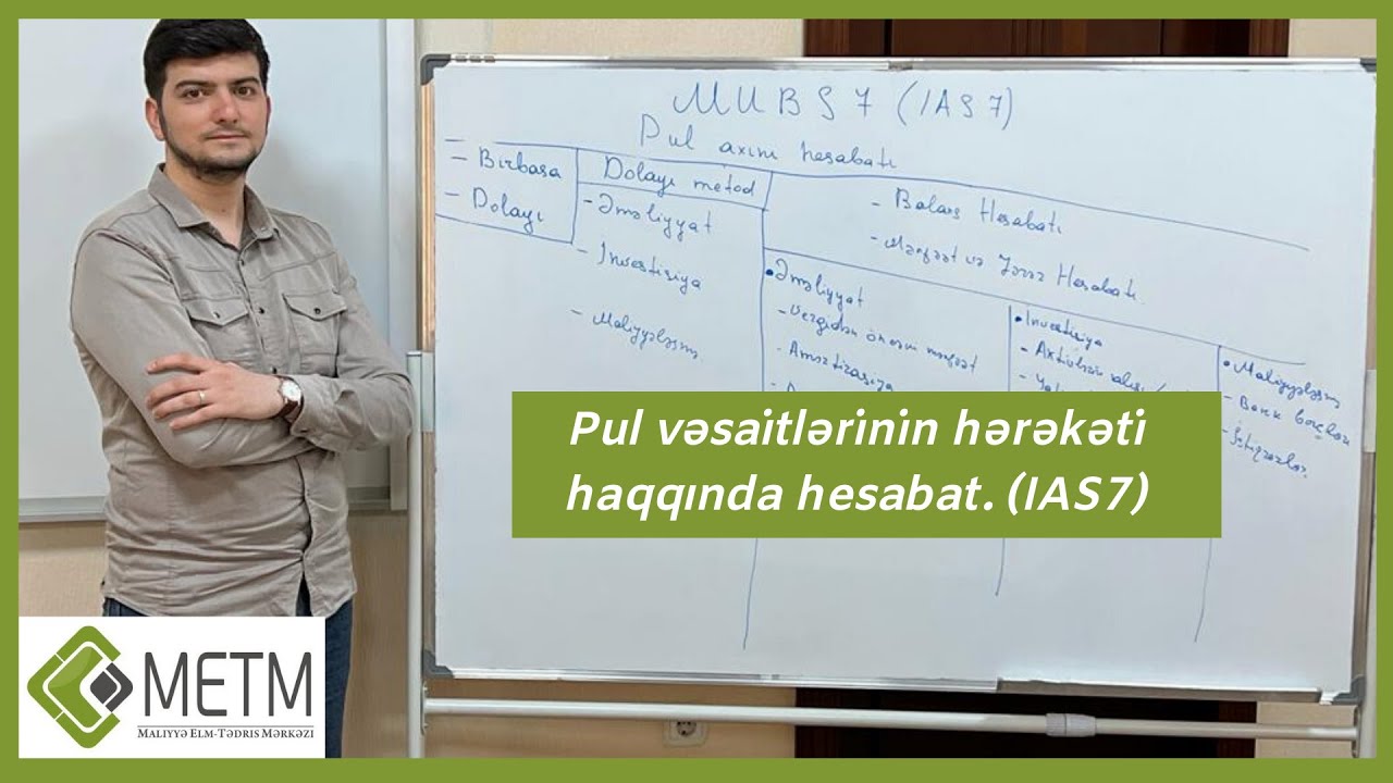 Pul Vəsaitlərinin Hərəkəti Haqqında Hesabat. (IAS 7) / Ramil Kərəmli