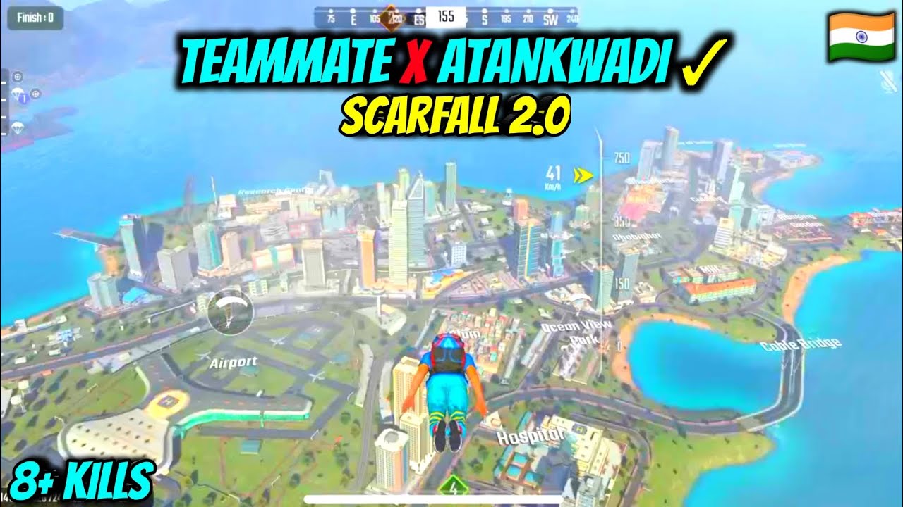 ScarFall 🇮🇳 MUMBAI ATANKAWADI TEAMMATES 🧡 8+ Kills ✌️ @ScarFall2.0  #scarfall2 #pubg