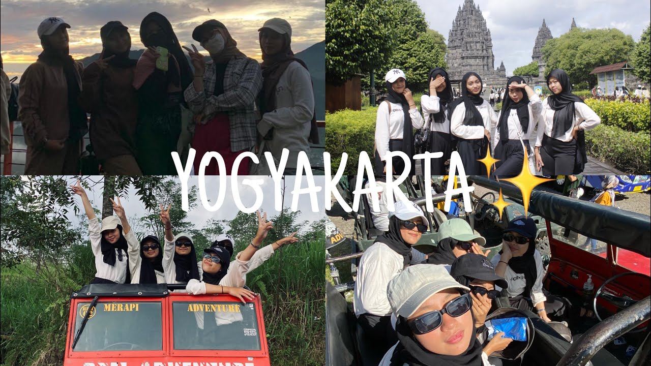 2 DAYS IN JOGJA💐| Dieng⛰️, Malioboro🌻, Candi Prambanan🗿, visit to UNY📚, Jeep tour Merapi 🚘