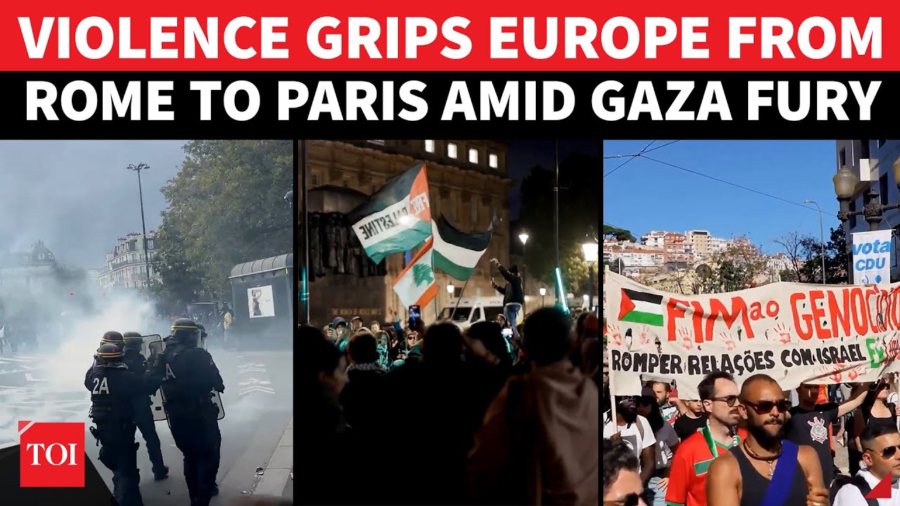 European Streets EXPLODE: Paris On Fire, Rome Burns As Violence Rages During Anti-Israel Protests