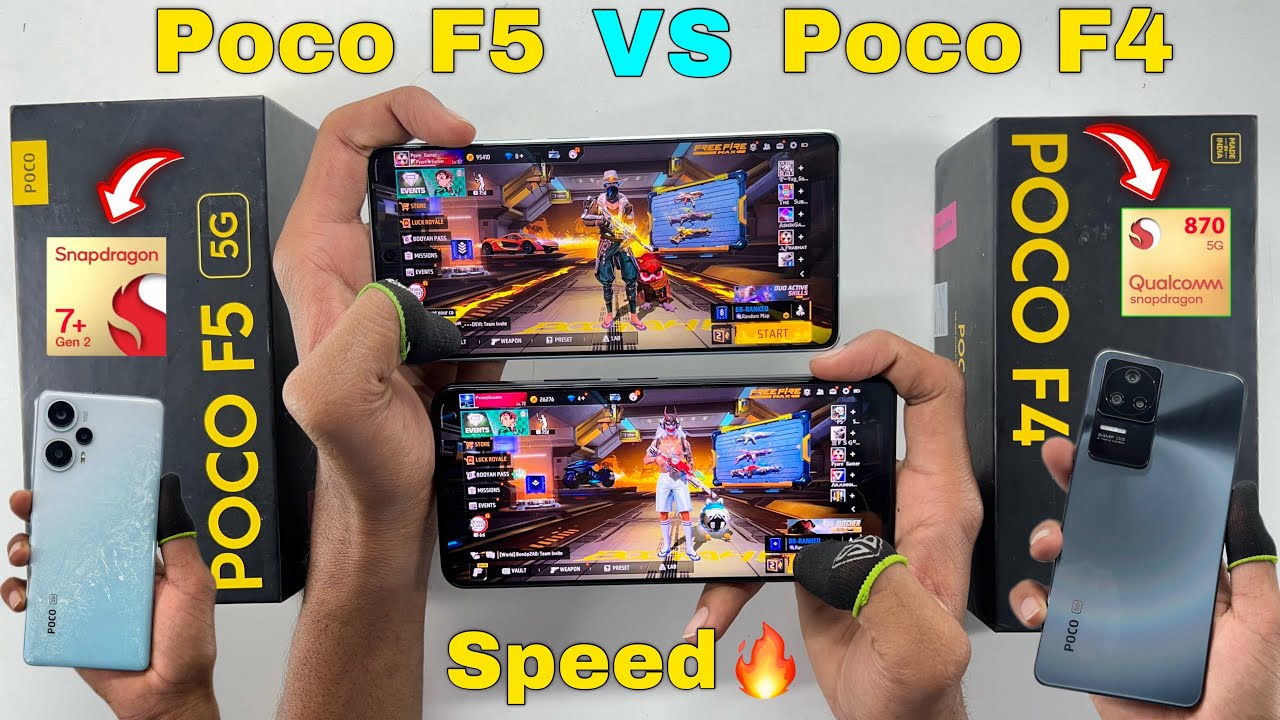 Poco F5 5G VS Poco F4 5G Speed Test And All Features Comparison