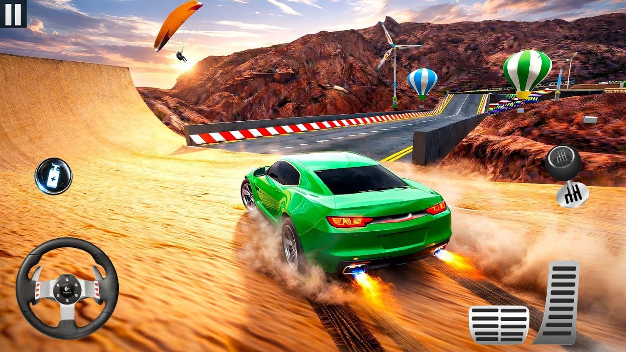 Car Games 3D Stunt Racing Game - Mega Ramp Impossible Tracks Challenge - Car Stunt Racing 3D 2026