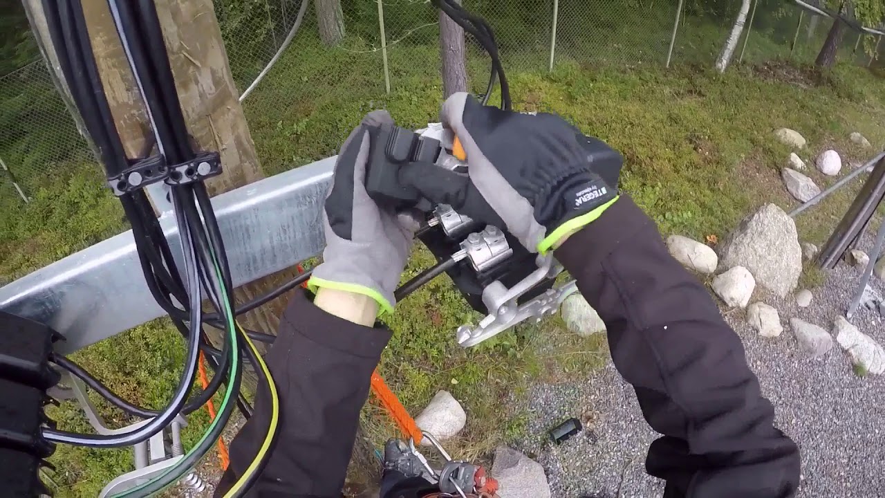 Ensto SZ160 pole fuse switch disconnector - Installation