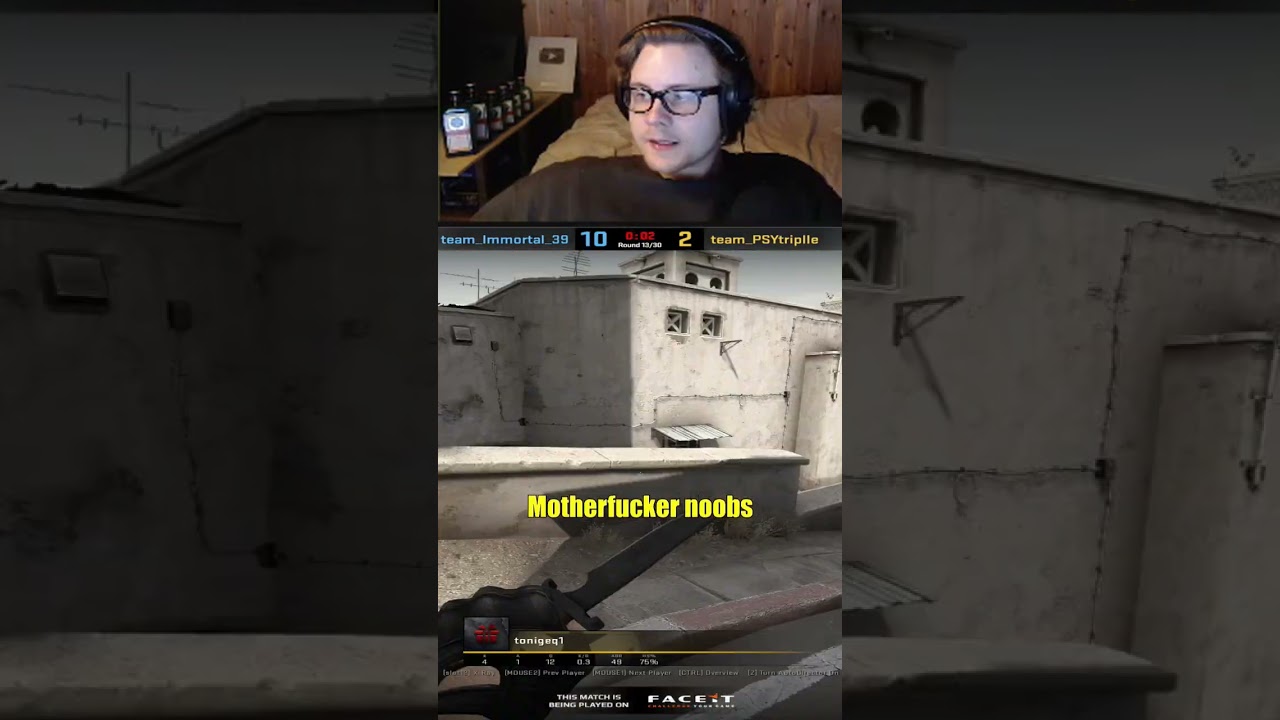 When you get Balkan CS:GO teammates: #csgo #toxic #angry #gaming