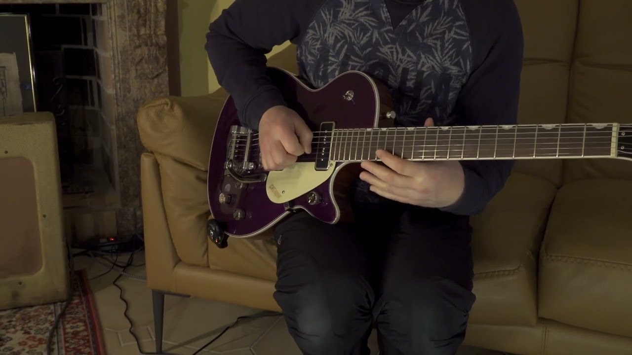 Gretsch Guitars G5210T-P90 Electromatic Jet Amethyst - Small Demo Lead Sound