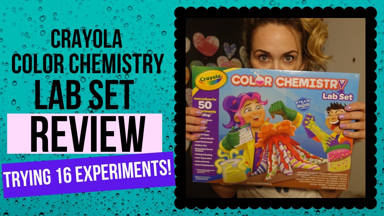 Обзор лабораторного набора Crayola Color Chemistry || Проводим 16 экспериментов!