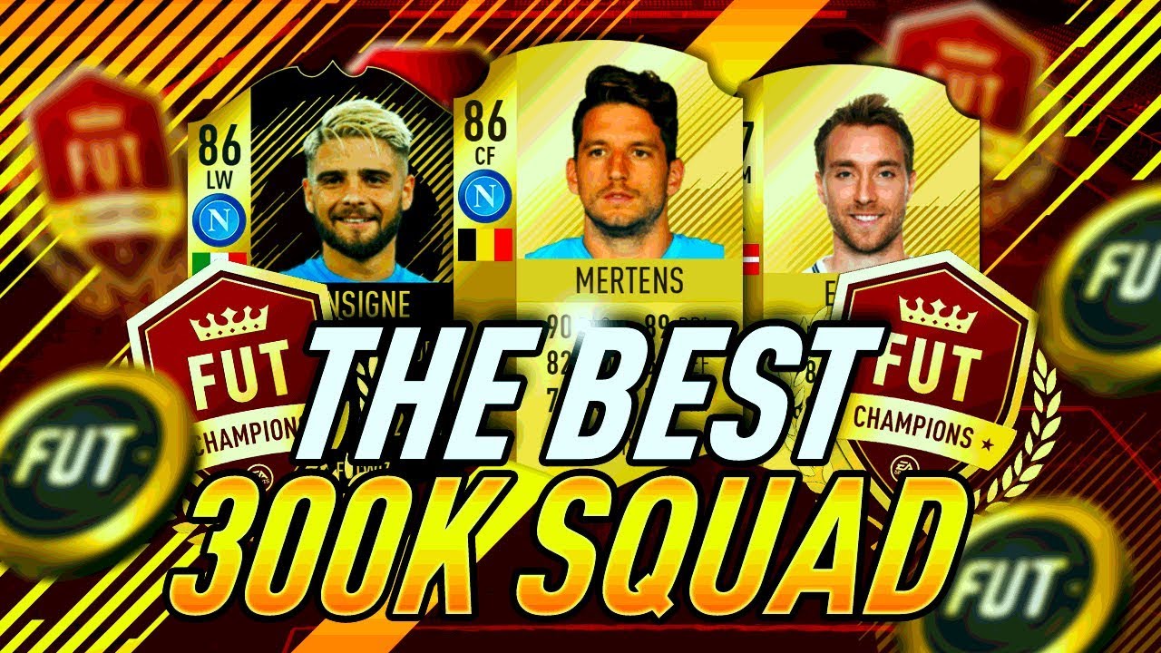 FIFA 18 BEST POSSIBLE 300K SQUAD BUILDER | 2 LEAGUE HYBRID SQUAD BUILDER
