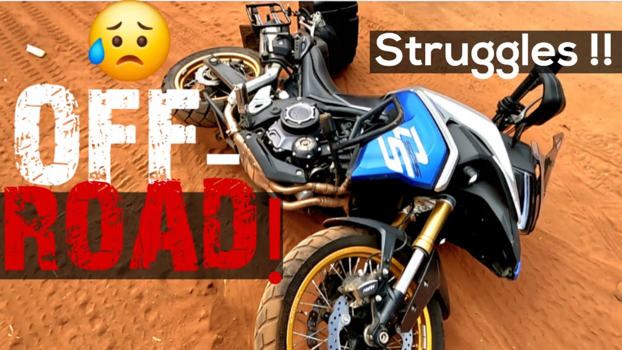 Off-Road Reality Check: Voge 525DSX's Sandy Crash and Struggles