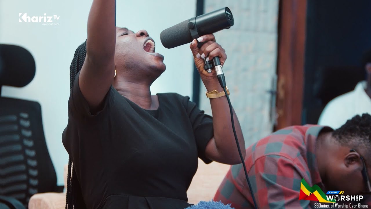 POWER WORSHIP BY FORTUNE DOMINION AT KHARIZ TV 360MINS. OF WORSHIP OVER GHANA