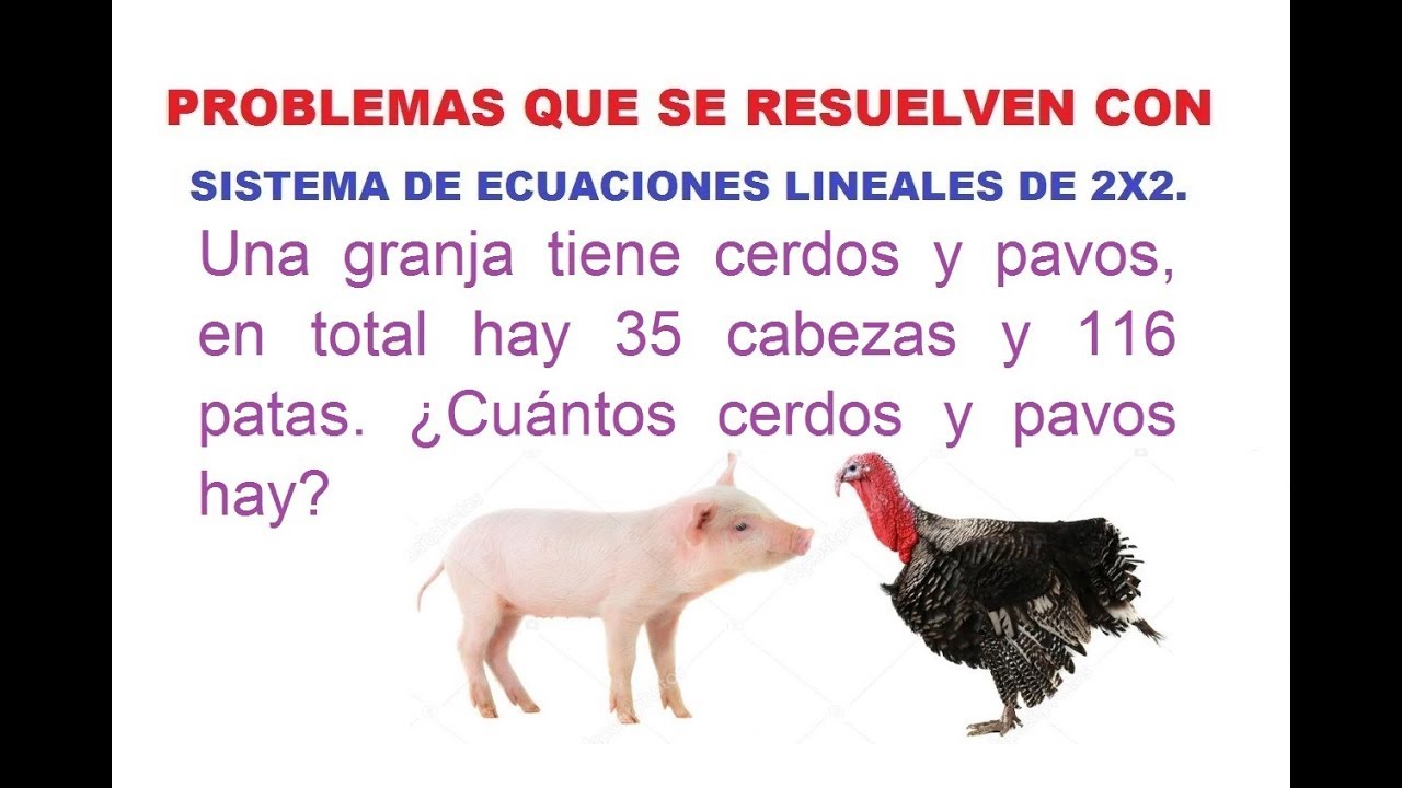 6) PROBLEMAS QUE SE RESUELVEN CON ECUACIONES LINEALES DE 2X2. POR REDUCCIÓN.