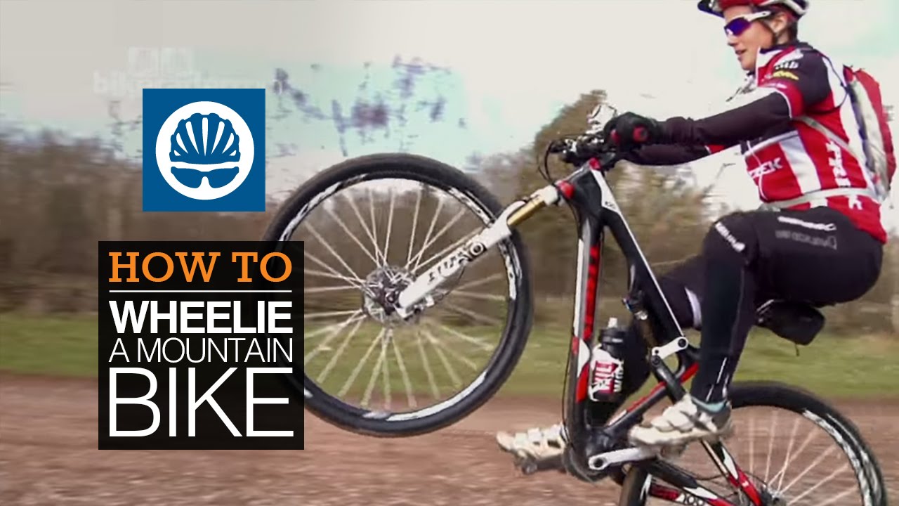 How to wheelie a mountain bike  - with Tracy Moseley