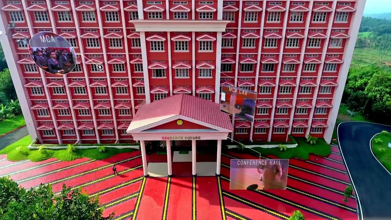 Amal Jyothi College of Engineering Aerial View