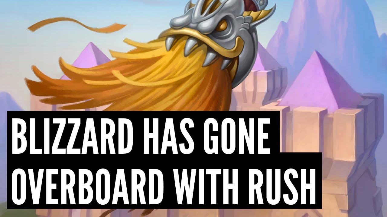 Why RUSH is becoming a PROBLEM in Hearthstone! | Darkmoon Races | Hearthstone