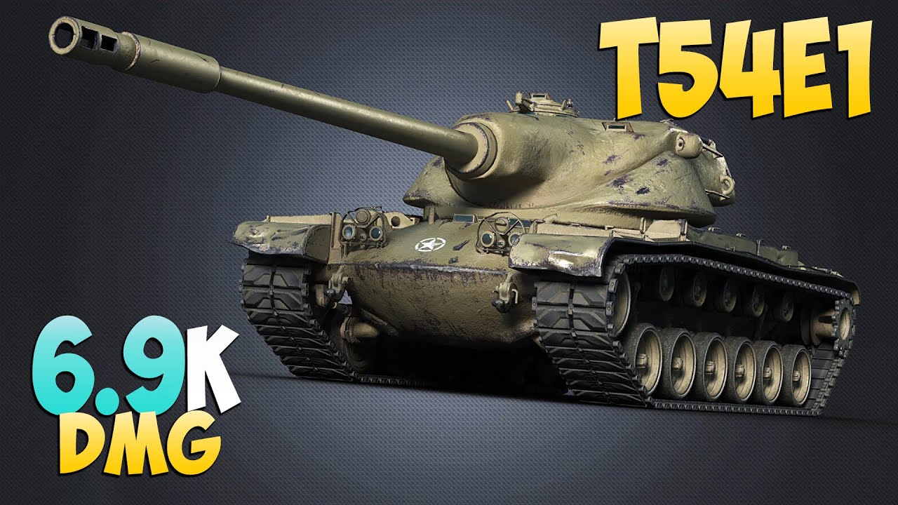 T54E1 - 6 Kills 6.9K DMG - Всё ещё слабый! - Мир Танков
