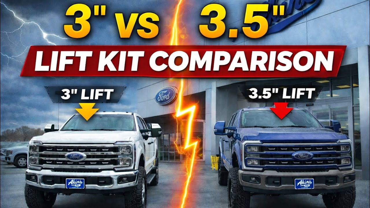 Сравнение комплектов для подъема кузова Akins Ford F250 COVERT: 3