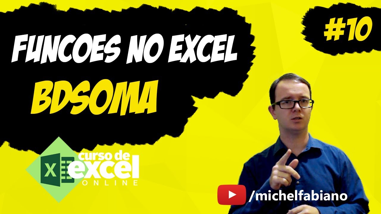 Fun&ccedil;&atilde;o BDSOMA no Excel | Fun&ccedil;&otilde;es para Excel - BDSOMA EXCEL #10