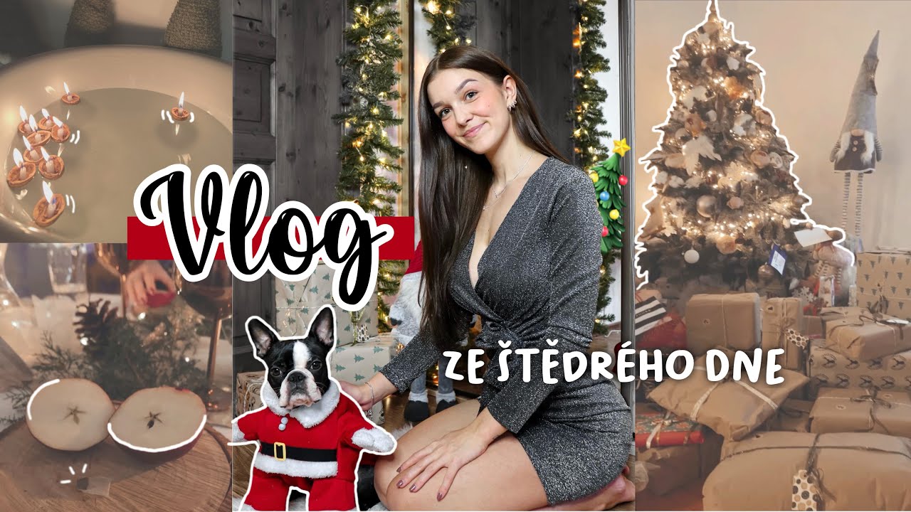 VLOG ZE ŠTĚDRÉHO DNE 2021 | Domča Třešňáková