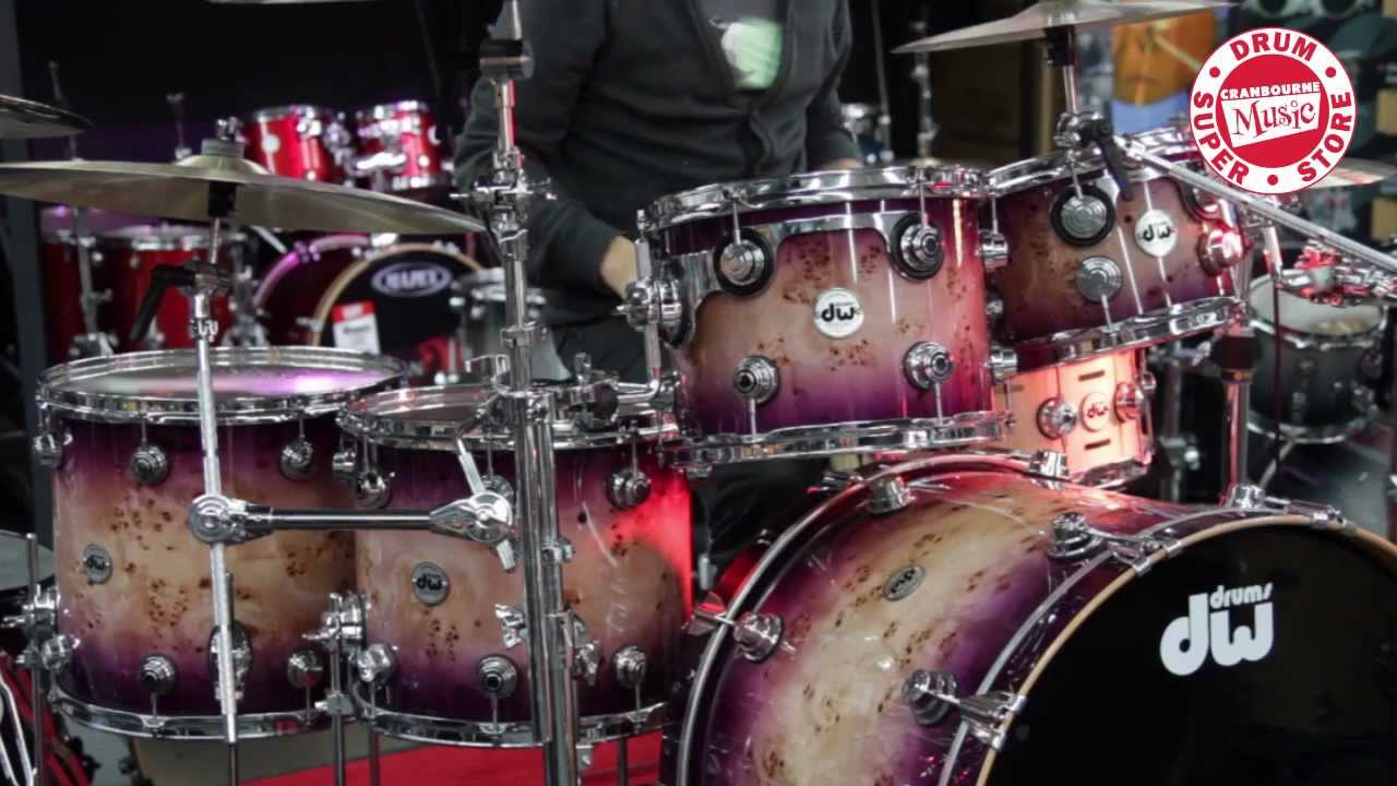 DW Collectors Kit - Mapa Burl, Purple Burst
