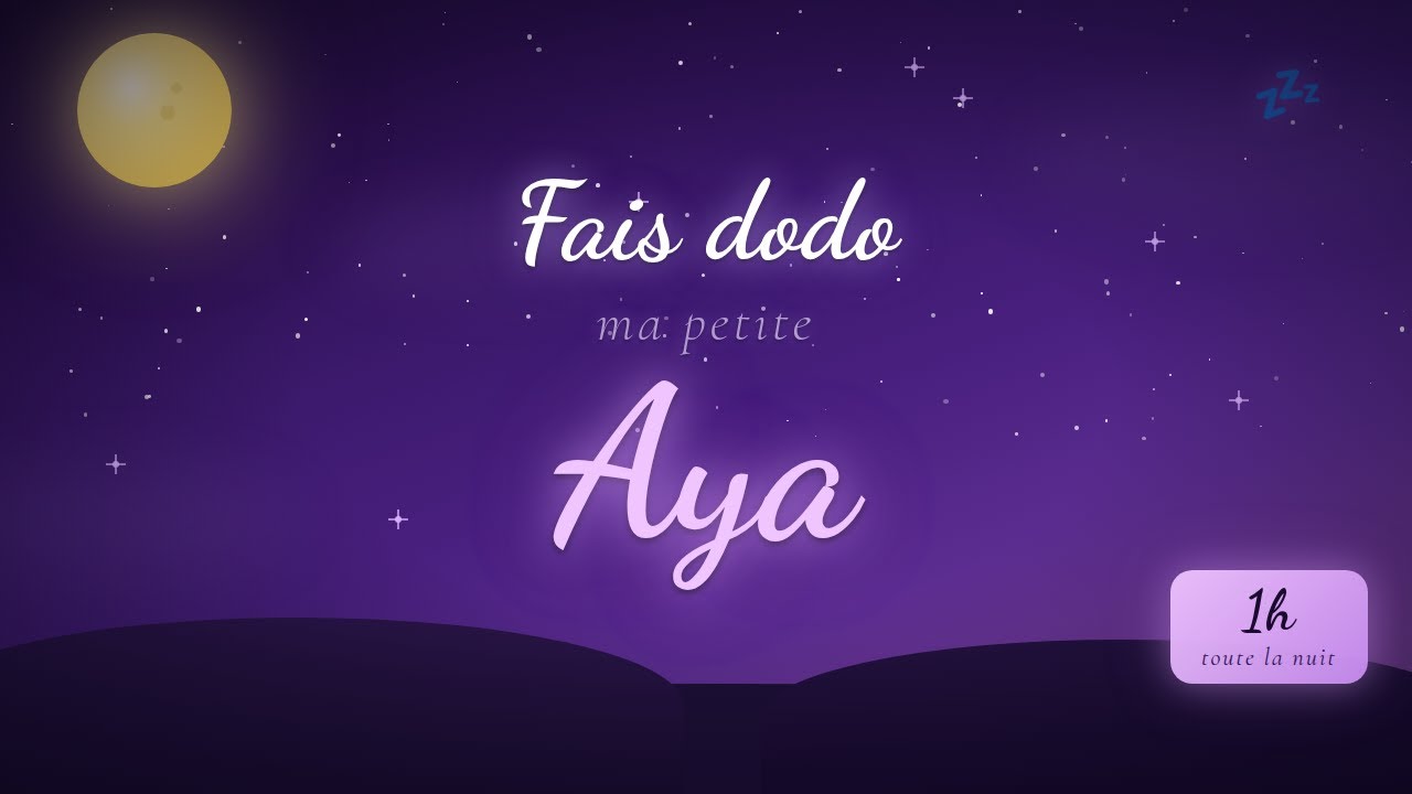 Berceuse Aya — 60 min de musique douce pour dormir toute la nuit 🌙