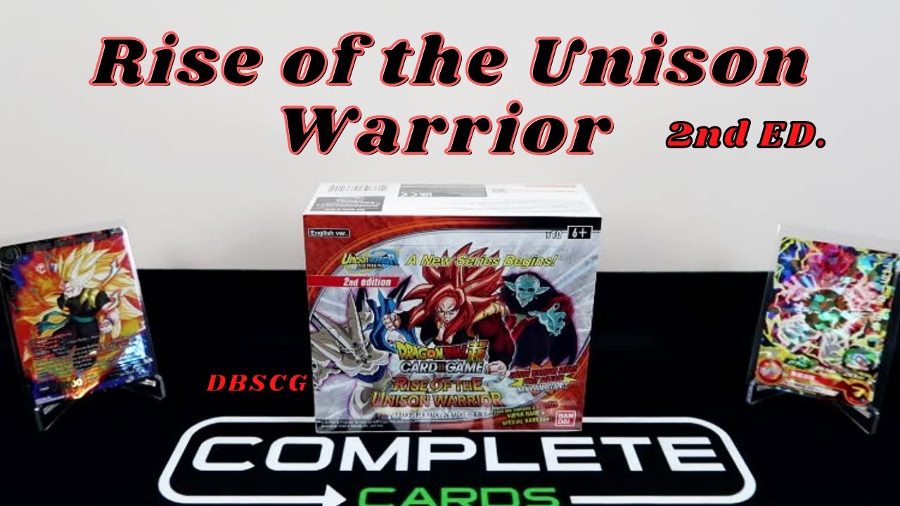 Dragon Ball Super Rise of the Unison Warrior 2nd Edition Booster Box opening