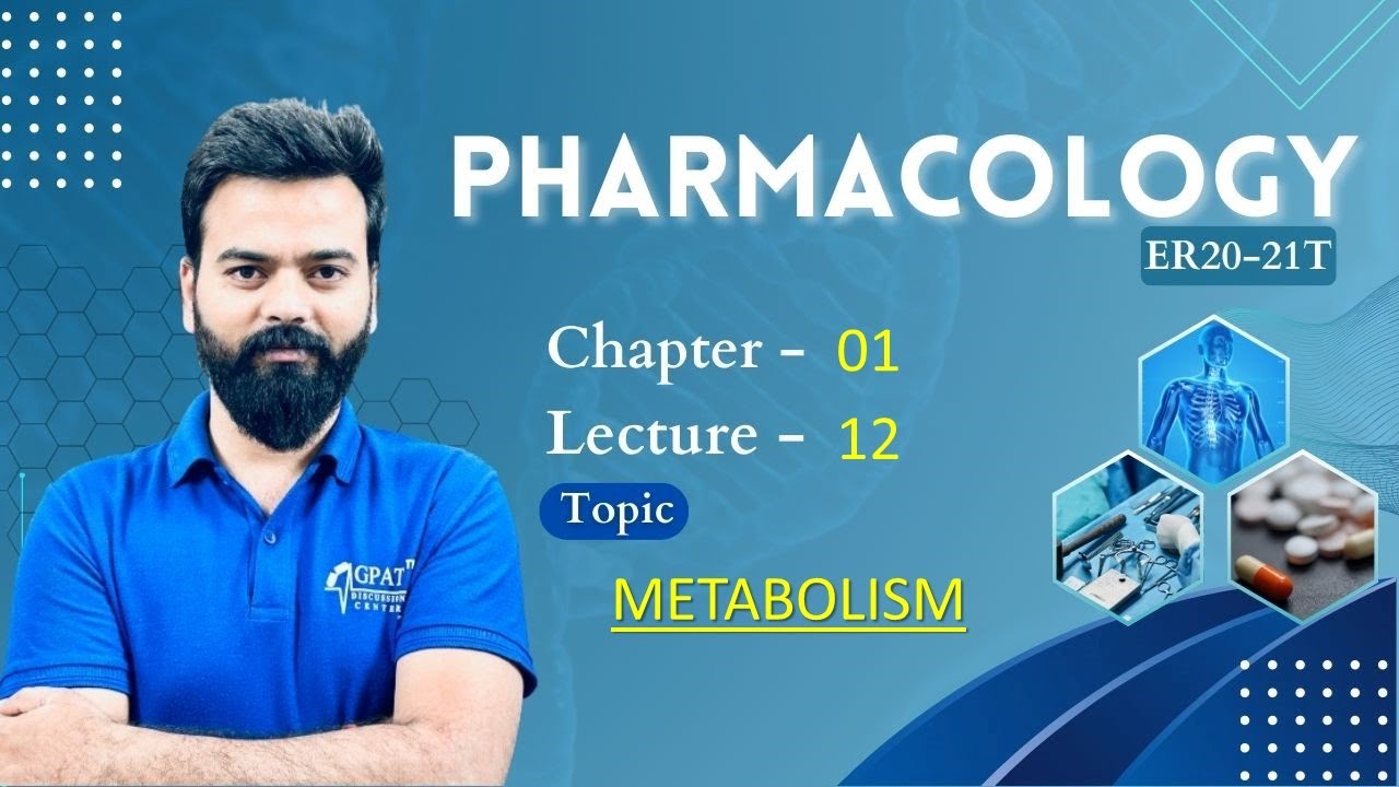 Pharmacology | Chapter-1, Part-12 | D. Pharma- 2nd year | Metabolism