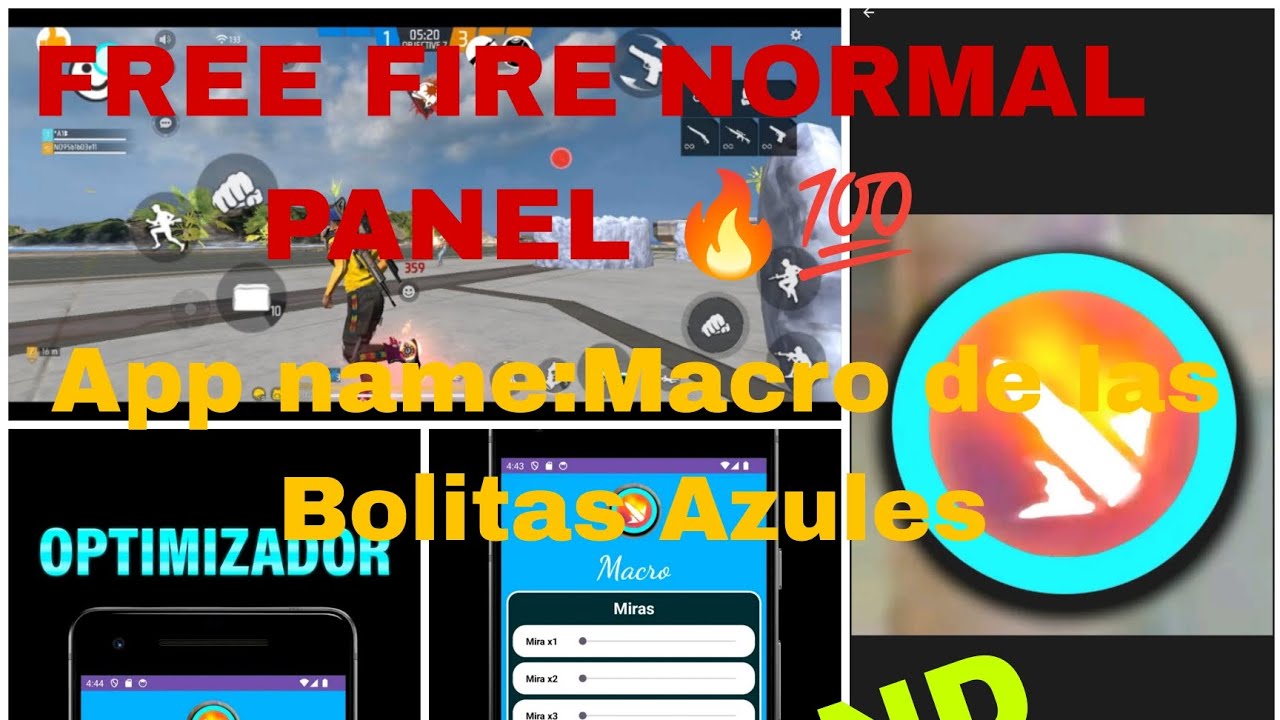 MACRO DE LAS BOLITAS AZULES PANNEL 😲 💯 SAFE FREE FIRE 🔥💯 working 💯ANTI BAN MOBILE PANEL FREE FIRE 🔥