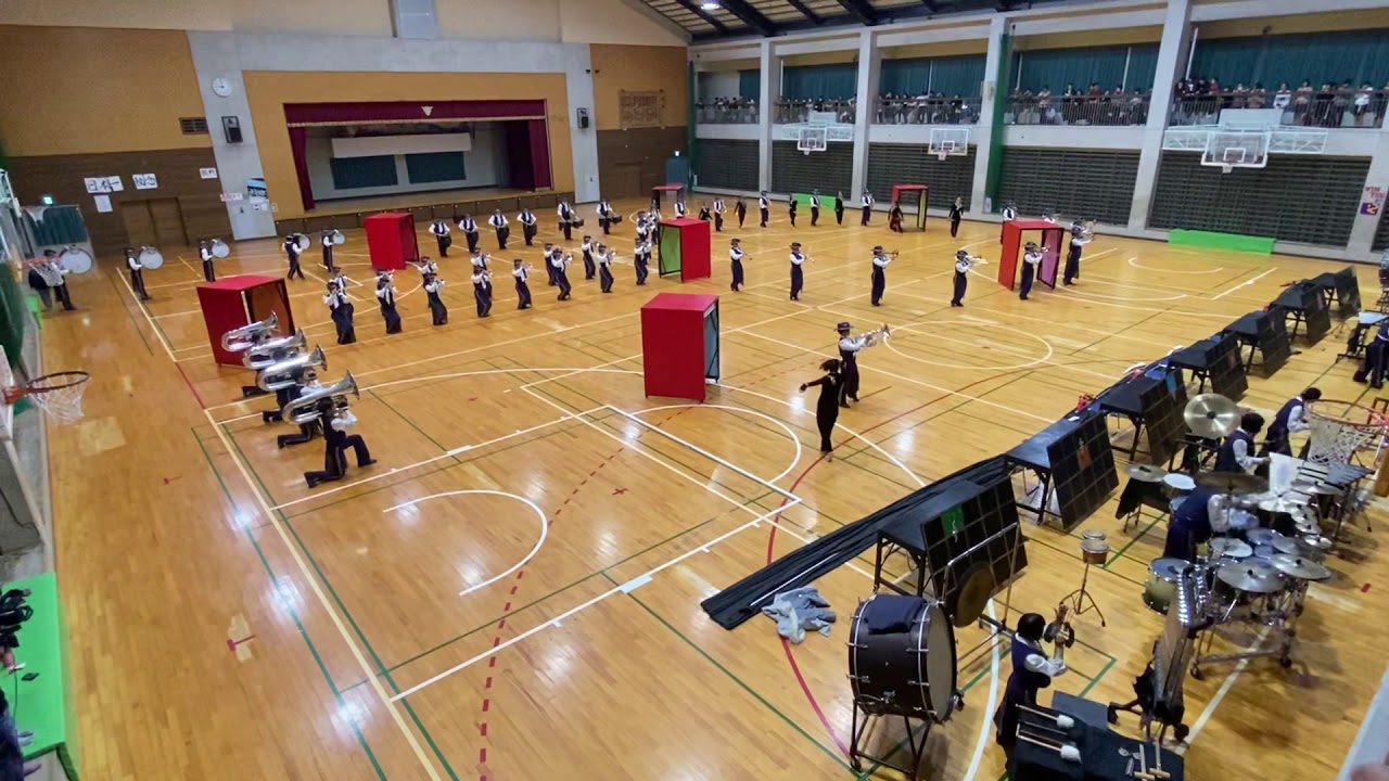 西原高校マーチングバンド　2019  「Ocean’s 7」　Nishihara High School Marching Band