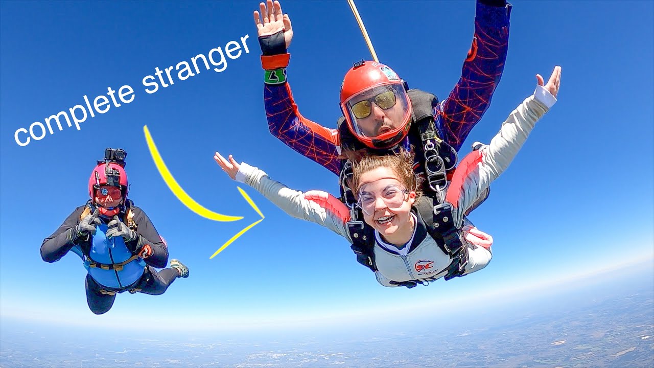 Asking Strangers to Come Skydiving for the First Time