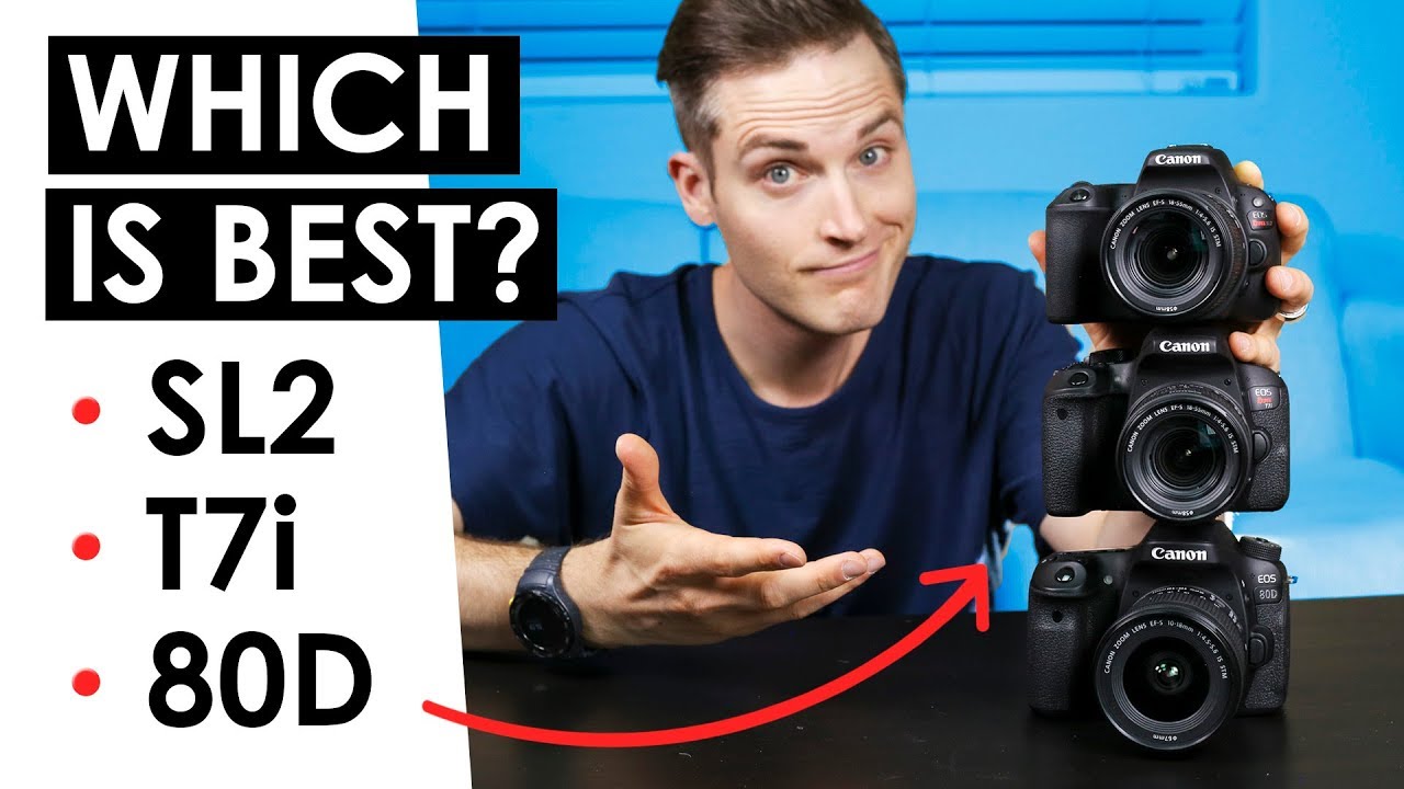Best Canon DSLR for Video? — Canon SL2 VS. T7i VS. 80D