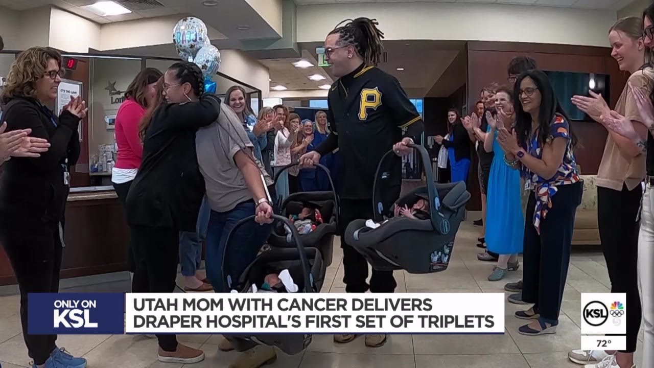 Utah mom puts off cancer treatments to do IVF, delivers triplets